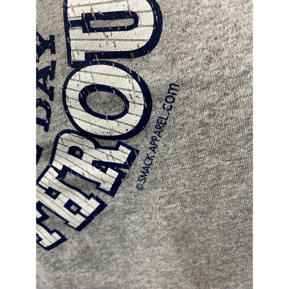 New York Baseball Fans. N.Y. True 'Til The Day I'm Through Grey T-Shirt Large - Picture 8 of 11